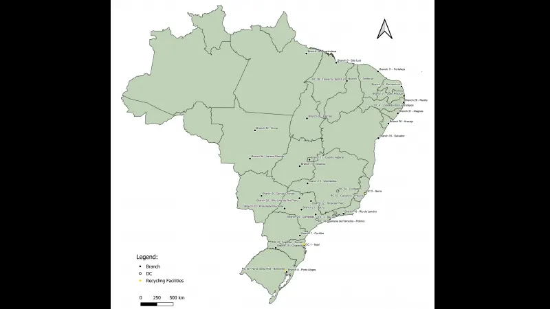 Mapa de cobertura nacional · 38 unidades auditadas nas 5 regiões do Brasil